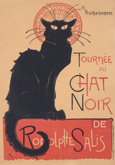 Tour of the Black Cat by Théophile Alexandre Steinlen