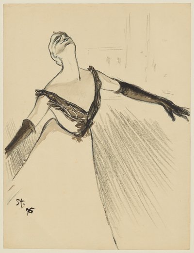 Yvette Guilbert by Théophile Alexandre Steinlen