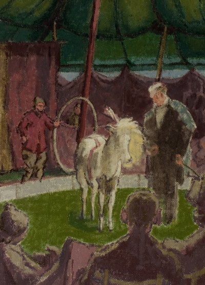 Circus at Bath: Mr Barratt and Patch by Therese Lessore