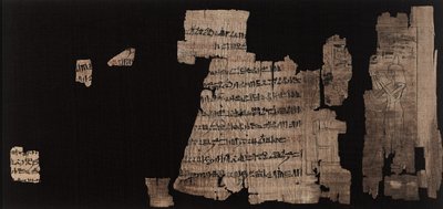 Sheet with Hieratic Inscription about Neskhonsu, the Singer of the Great God Amun by Third Intermediate Period Egyptian