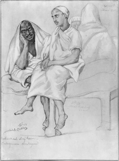 Black and Arab from Mostaganem by Théodore Chassériau