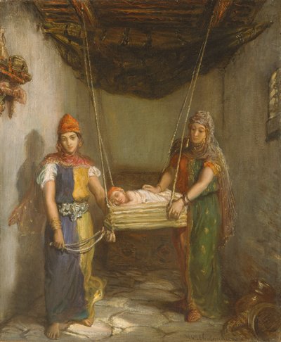 Scene in the Jewish Quarter of Constantine by Théodore Chassériau