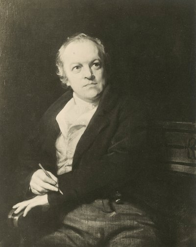 William Blake, English poet and artist by Thomas (after) Phillips