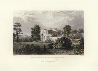 Brougham Hall by Thomas Allom