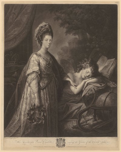 Queen Charlotte Awakens the Genius of the Fine Arts by Thomas Burke