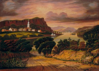 Lake George and the Village of Caldwell by Thomas Chambers