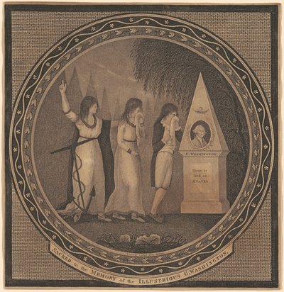 Sacred to the Memory of the Illustrious George Washington by Thomas Clarke