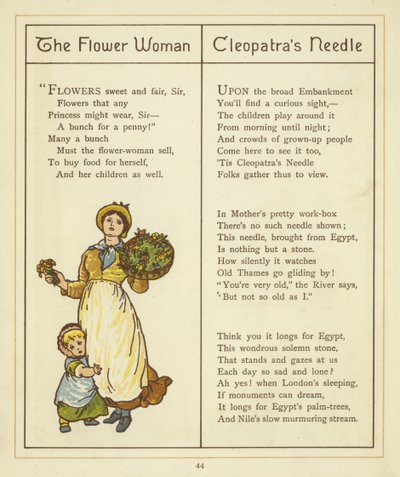 The Flower Woman by Thomas Crane