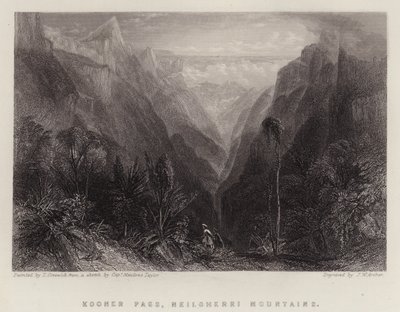 Kooner Pass, Neilgherri Mountains by Thomas Creswick