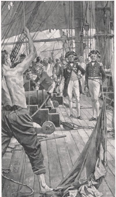 Hoisting the Famous Signal (illustration from 