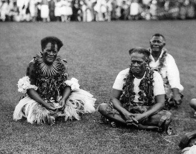 Awaiting the arrival of the Duke and Duchess of York by Thomas E. and Horace Grant Grant