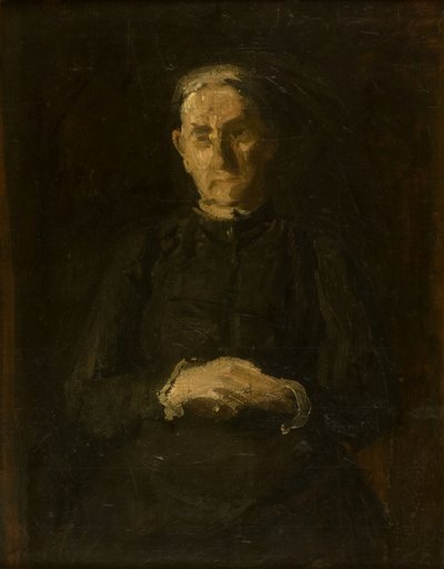 Study for "Portrait of Mrs. Elizabeth Duane Gillespie" by Thomas Eakins