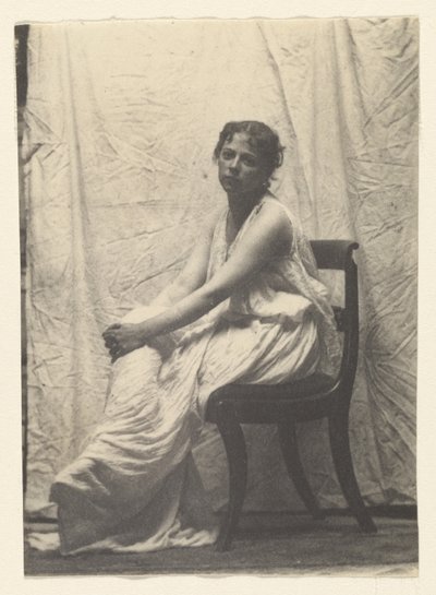 Weda Cook in Classical Costume in Eakins