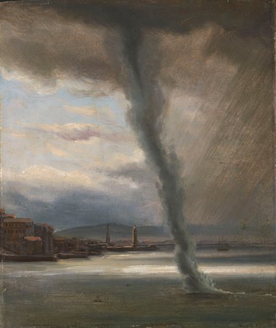 A Waterspout on the Bay of Naples by Thomas Fearnley