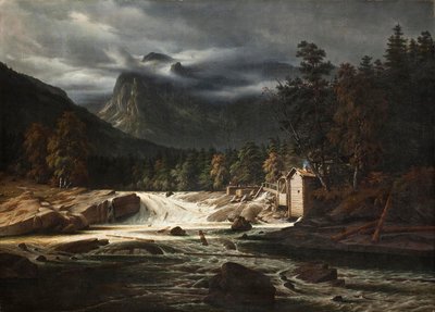 Norwegian Landscape, Marumfoss by Thomas Fearnley