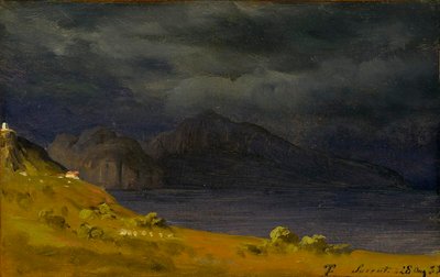 View of Capri from Sorrento by Thomas Fearnley