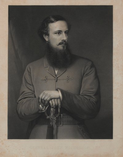 General John Nicholson, engraved by A.N. Saunders, published by Henry Graves und Co., London, 1st June 1867 by Thomas Francis Dicksee