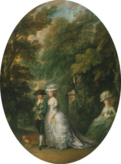 Henry, Duke of Cumberland with the Duchess of Cumberland and Lady Elizabeth Luttrell by Thomas Gainsborough