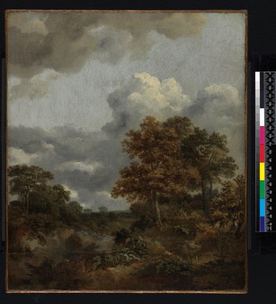 Landscape with a pool by Thomas Gainsborough