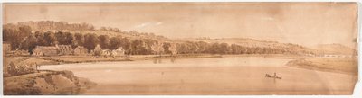 Twenty Views of Paris and Environs: View of St. Cloud and Mount Calvary by Thomas Girtin