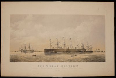 The Great Eastern, Leaving Sheerness with the Atlantic Telegraph Cable on Board June 1866 by Thomas Goldsworth Dutton