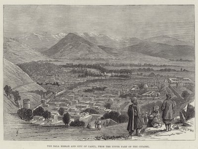 The Bala Hissar and City of Cabul, from the Upper Part of the Citadel by Thomas Harrington Wilson