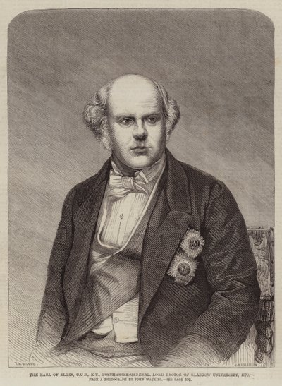 The Earl of Elgin, GCB, KT, Postmaster-General, Lord Rector of Glasgow University, etc by Thomas Harrington Wilson