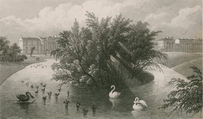 An Island on the Lake and Part of Cornwall and Clarence Terrace, Regent