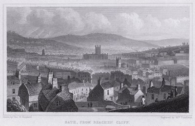 Bath, from Beachen Cliff by Thomas Hosmer Shepherd
