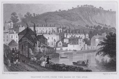 Beechen Cliff, from the Banks of the Avon by Thomas Hosmer Shepherd