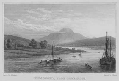 Ben-Lomond, from Dumbarton by Thomas Hosmer Shepherd