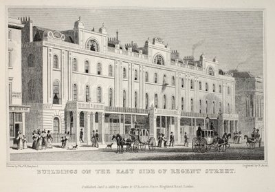 Buildings on the East Side of Regent Street by Thomas Hosmer Shepherd