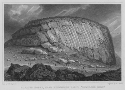 Curious Rocks, near Edinburgh, called Sampson