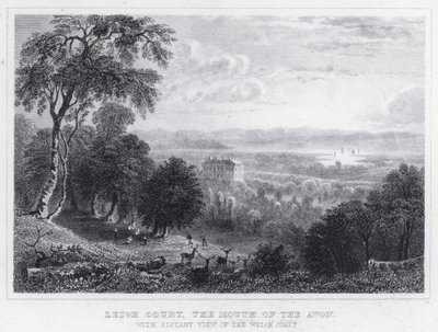 Leigh Court, the Mouth of the Avon, with Distant View of the Welsh Coast by Thomas Hosmer Shepherd