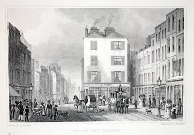 Middle Row, Holborn, from 