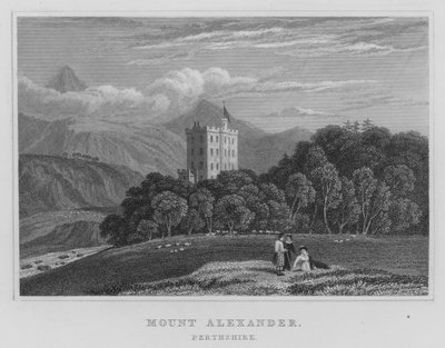 Mount Alexander, Perthshire by Thomas Hosmer Shepherd