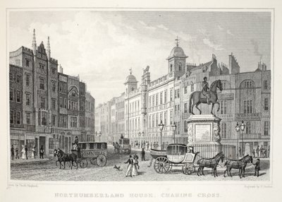 Northumberland House, Strand, from 
