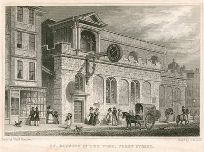 St Dunstan in the West by Thomas Hosmer Shepherd