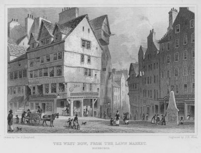 The West Bow, from the Lawn Market, Edinburgh by Thomas Hosmer Shepherd