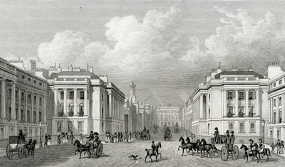 Waterloo Place and Part of Regent Street by Thomas Hosmer Shepherd