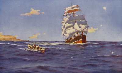 Off Valparaiso by Thomas J. Somerscales