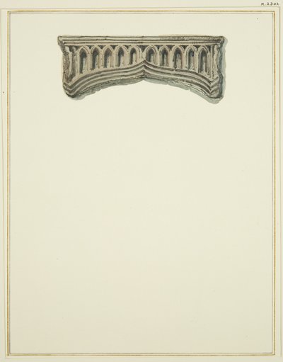 Carving on Staircase in House adjoining Passage off Baldwin Street by Thomas Leeson the Elder Rowbotham