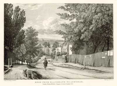 Road from Blackheath to Lewisham, London by Thomas Mann Baynes