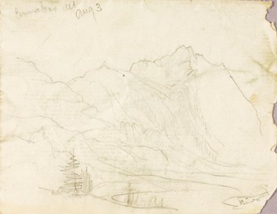 Cinnabar Mountain by Thomas Moran