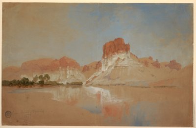 Green River, Wyoming Territory, 1879 by Thomas Moran