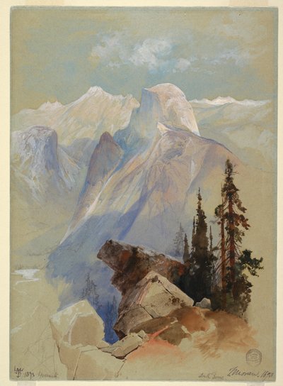 Half Dome, Yosemite, 1873 by Thomas Moran