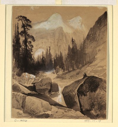 The North Dome, Yosemite, California, 1872 by Thomas Moran
