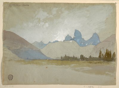 The Tetons, Idaho, 1879 by Thomas Moran