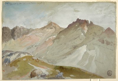 The Upper End of Little Cottonwood Canyon, Wasatch Range, near Ogden, Utah, August 13, 1879 by Thomas Moran