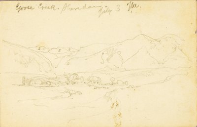 Goose Creek, Sheridan (Wyoming) by Thomas Moran